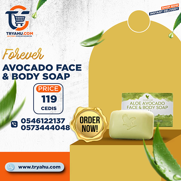 Forever Aloe Avocado Face & Body Soap Natural Moisturizing Soap | Tryahu Store
